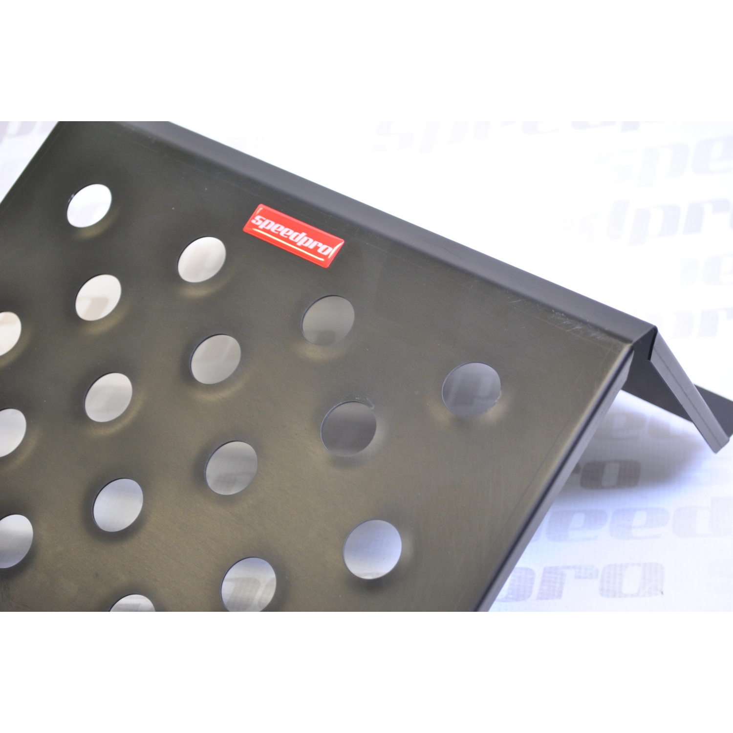 ALU podložka/opěrka pro spolujezdce – Viking-kulaté otvory - BLACK LINE - 2