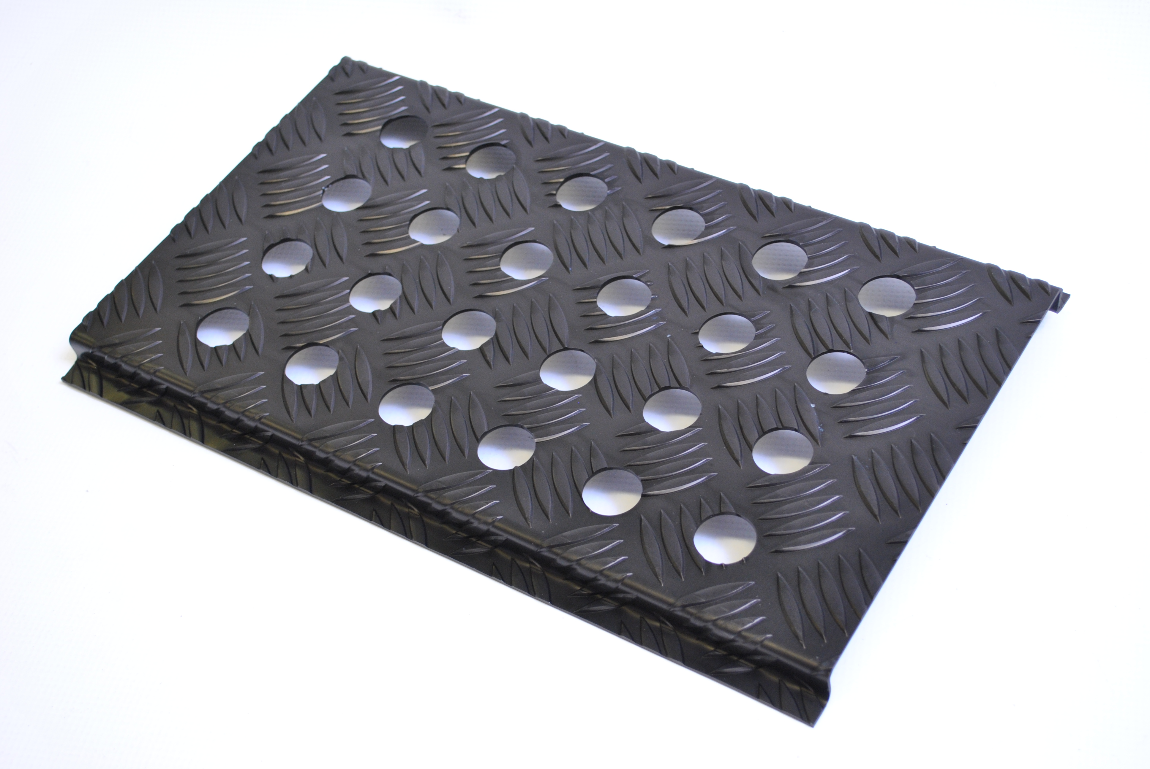 ALU podložka pod nohy řidiče/spolujezdce slza - BLACK LINE - 3
