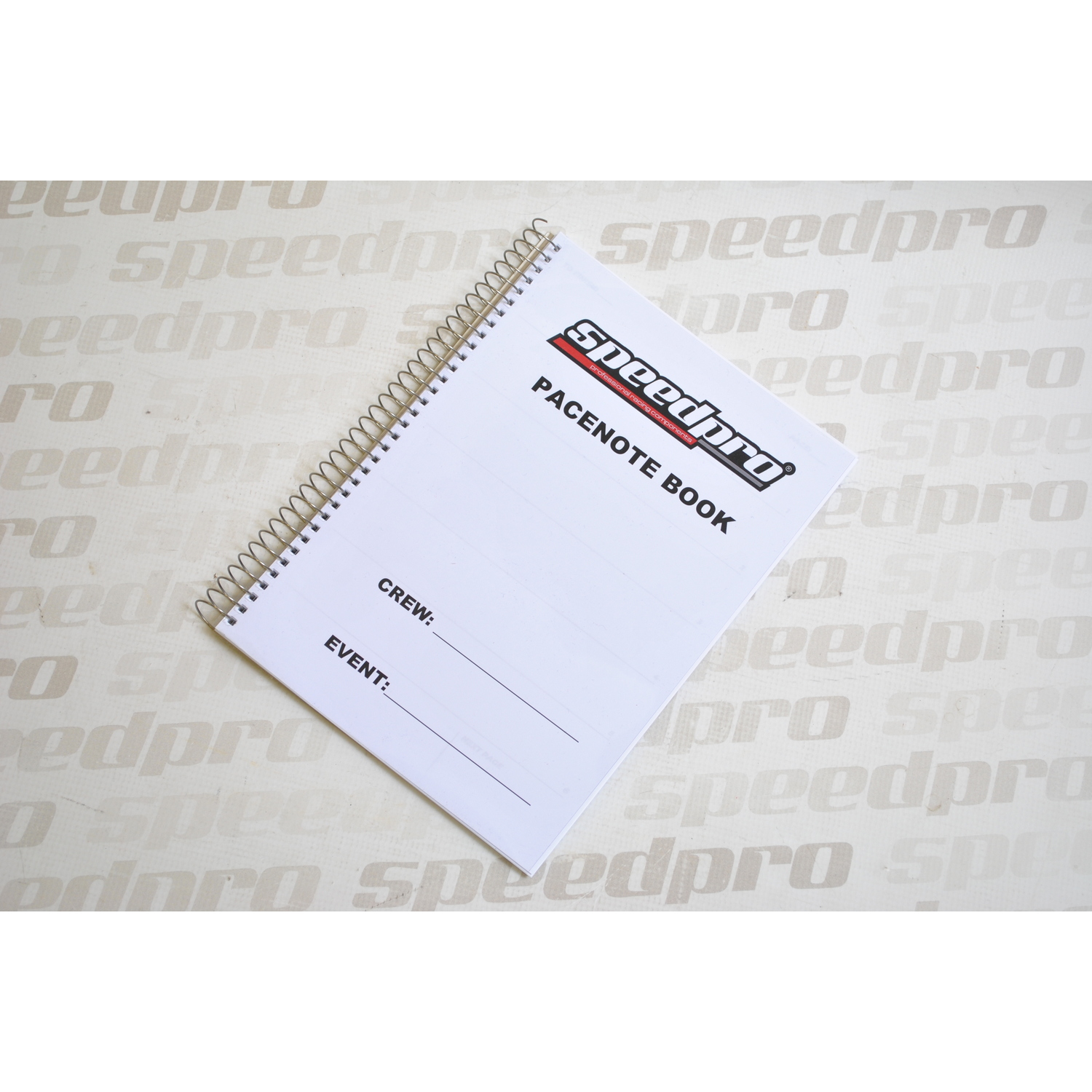 Sešit spolujezdce -PACENOTE BOOK SPEEDPRO – A4 / 40 stran